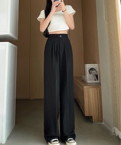 UNITED TOKYO DRY KERSEY テーパードパンツ　ブラック DRY KERSEY テーパードパンツ | セットアップ着用可能（スラックス