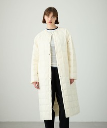 N.O.R.C ノーク×TAION キルティングロングダウンコート 黒 2 セール】【TAIONコラボ】ロングライトダウン（ダウンジャケット