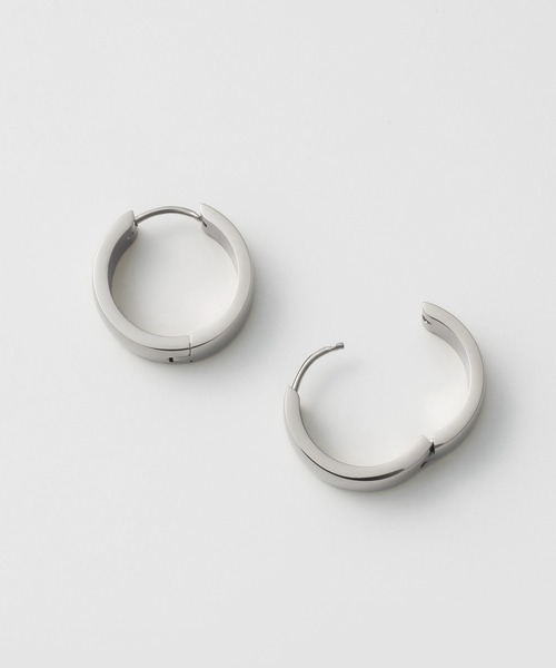 ciite' surgical stainless(シーテサージカルステンレス)の「【 金属アレルギー対応 】 シンプルフープピアス サージカルステンレス (両耳用)(ピアス(両耳用)・レディース・ゴールド/シルバー/ピンクゴールド・FREE)」の16枚目の写真