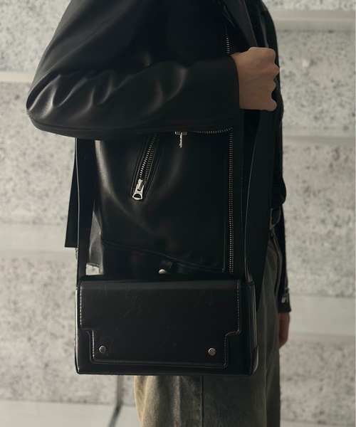 Burner（バーナー）の「【OKUOKU　0909】ショルダーバッグ oku-bag-702992574455-39 N（ショルダーバッグ・メンズ・ブラック/ブラウン系その他/グレー/グリーン・FREE）」の2枚目の写真