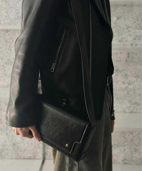 Burner（バーナー）の「【OKUOKU　0909】ショルダーバッグ oku-bag-702992574455-39 N（ショルダーバッグ・メンズ・ブラック/ブラウン系その他/グレー/グリーン・FREE）」の19枚目の写真
