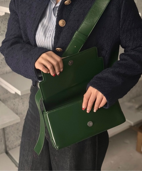 Burner（バーナー）の「【OKUOKU　0909】ショルダーバッグ oku-bag-702992574455-39 N（ショルダーバッグ・メンズ・ブラック/ブラウン系その他/グレー/グリーン・FREE）」の14枚目の写真