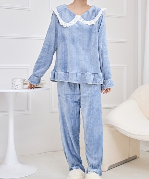 セール】ビッグ フリルカラー キャンディスリーブ フリース ルーム