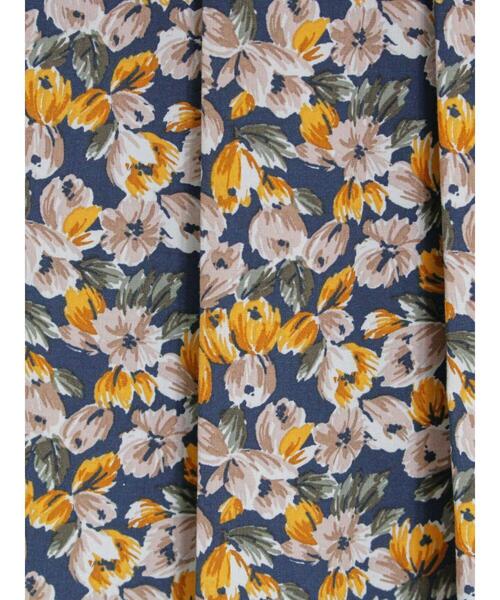 Samansa Mos2（サマンサ モスモス）の「柄アソートタックギャザースカート（スカート・レディース・チャコールグレー/ベージュ/ネイビー/グリーン・F）」の14枚目の写真