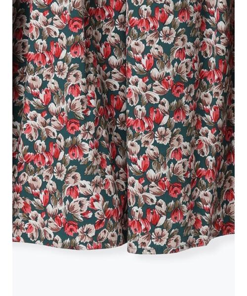 Samansa Mos2（サマンサ モスモス）の「柄アソートタックギャザースカート（スカート・レディース・チャコールグレー/ベージュ/ネイビー/グリーン・F）」の10枚目の写真