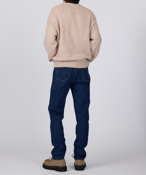 OUTDOOR PRODUCTS(アウトドアプロダクツ)の「【OUTDOOR PRODUCTS】ストレッチデニム 5ポケット スリム(デニムパンツ・メンズ・ネイビー/インディゴブルー/サックスブルー/ブルー・L/4L/3L/LL/M/S)」の8枚目の写真