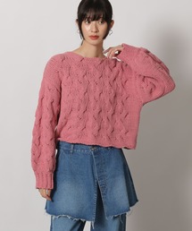 LAKOLE | モールケーブルプルオーバー / 149366(ニット/セーター)