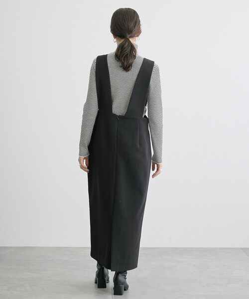 AMERICAN HOLIC（アメリカンホリック）の「イージーケアVネックワンピース（ワンピース・レディース・ブラック/モカ・M/L）」の10枚目の写真