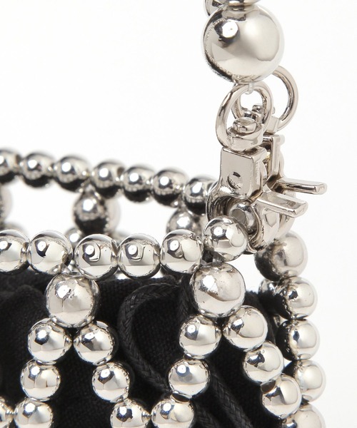 LEPSIM(レプシィム)の「ビーズショルダーバッグ 151053(ショルダーバッグ・レディース・シルバー/ガンメタ・ONE SIZE)」の18枚目の写真