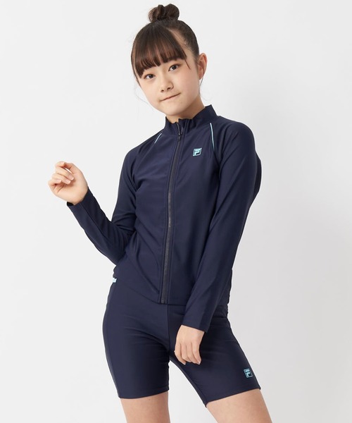 セール】【FILA】限定商品 長袖フルジップラッシュガード