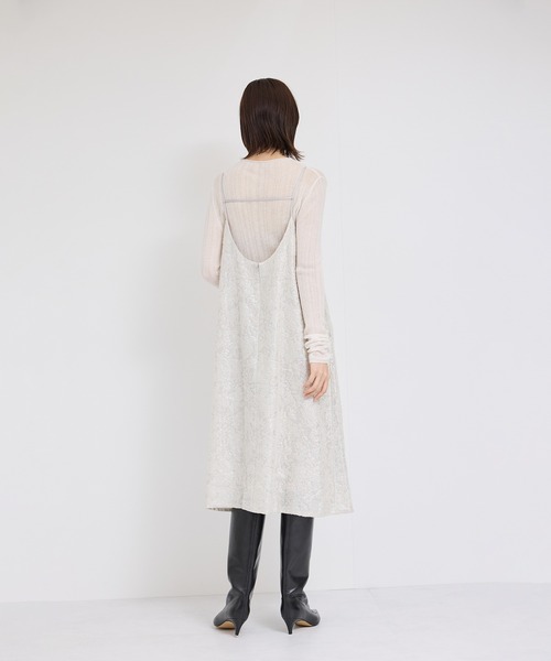 ROPE'（ロペ）の「ランダムリブプルオーバー（ニット/セーター・レディース・ホワイト/イエロー/ブラック・FREE）」の7枚目の写真