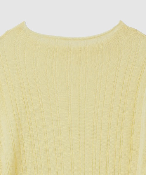 ROPE'（ロペ）の「ランダムリブプルオーバー（ニット/セーター・レディース・ホワイト/イエロー/ブラック・FREE）」の13枚目の写真