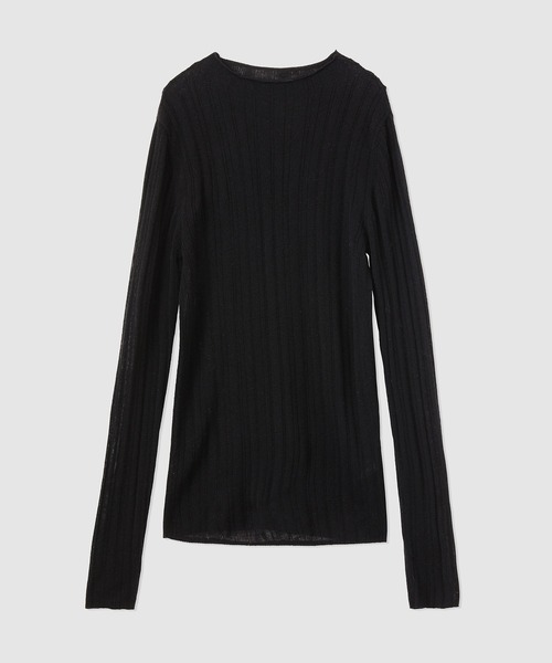 ROPE'（ロペ）の「ランダムリブプルオーバー（ニット/セーター・レディース・ホワイト/イエロー/ブラック・FREE）」の21枚目の写真