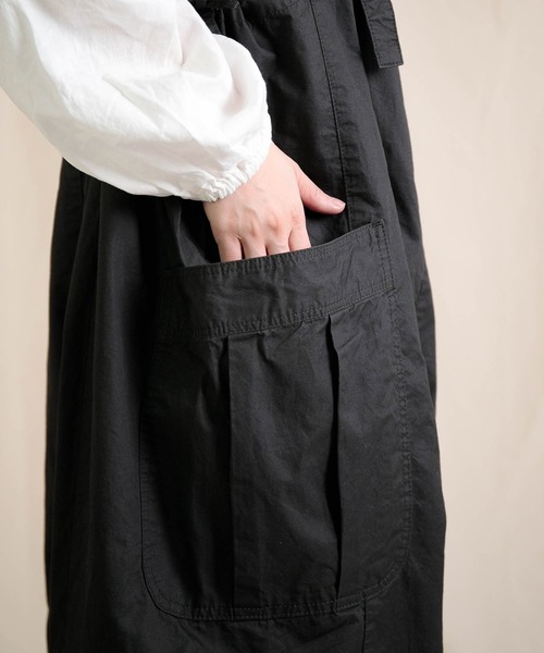 Brocante / ブロカント] 40綾ダンプ コルドンサロペット