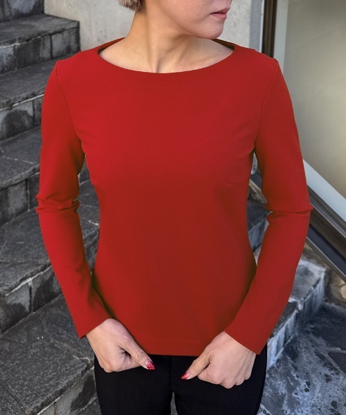 JENNE（ジェンヌ）の「美バストラインカットソー（Tシャツ/カットソー・レディース・ブラック/レッド/ホワイト・SMALL/MEDIUM/LARGE）」の17枚目の写真