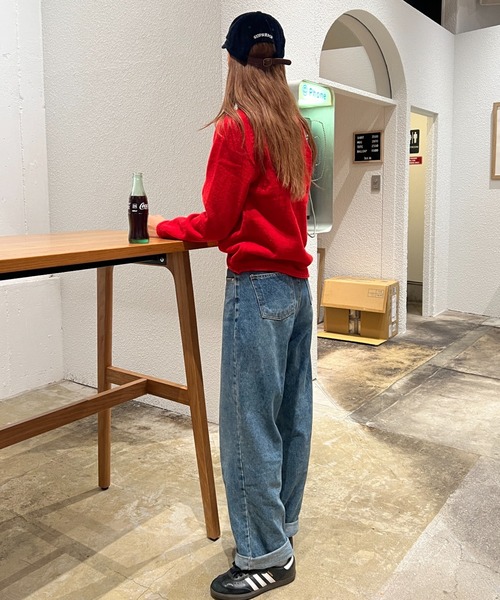 Sorriso（ソリッソ）の「Uネック ニット セーター（ニット/セーター・レディース・レッド・FREE）」の16枚目の写真