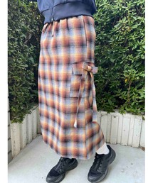WC | チェックカーゴロングスカート(スカート)
