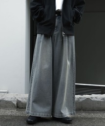 remer（リメール）の「loose basic tuck wide buggy PT / ルーズベーシックタックワイドバギーパンツ（スラックス）」