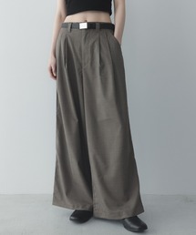 remer（リメール）の「loose basic tuck wide buggy PT / ルーズベーシックタックワイドバギーパンツ（スラックス）」