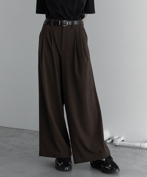 loose basic tuck wide buggy PT / ルーズベーシックタック