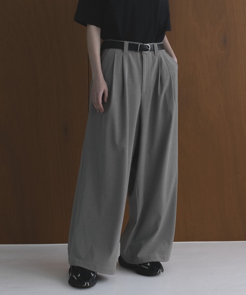 loose basic tuck wide buggy PT / ルーズベーシックタック