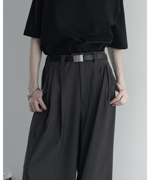 loose basic tuck wide buggy PT / ルーズベーシックタックワイド