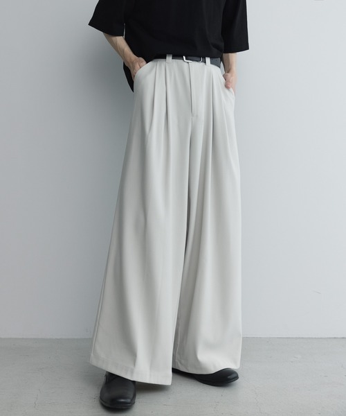 loose basic tuck wide buggy PT / ルーズベーシックタックワイド