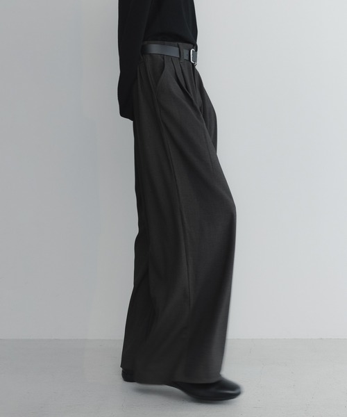loose basic tuck wide buggy PT / ルーズベーシックタックワイド