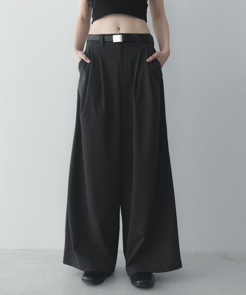 loose basic tuck wide buggy PT / ルーズベーシックタックワイド
