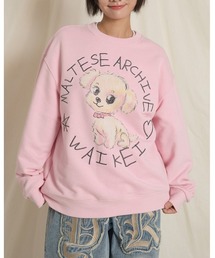 WaiKei | 【UNISEX】Wai Kei／ドローイング プルオーバー（ウラケ）(スウェット)