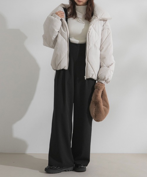 rectangle(レクタングル)の「ハイウエストフリルサスペンダーパンツ【大きいサイズ有】(その他パンツ・レディース・グレー/ブラック/アイボリー・MEDIUM/LARGE/X-LARGE/XX-LARGE)」の8枚目の写真