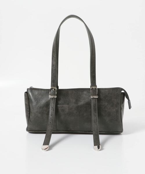 SENSE OF PLACE by URBAN RESEARCH（センスオブプレイスバイアーバンリサーチ）の「FLスクエアボストンバッグ（ボストンバッグ・メンズ・ブラウン/グレー/ブラック・ONE）」の9枚目の写真