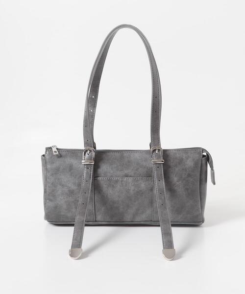 SENSE OF PLACE by URBAN RESEARCH（センスオブプレイスバイアーバンリサーチ）の「FLスクエアボストンバッグ（ボストンバッグ・メンズ・ブラウン/グレー/ブラック・ONE）」の7枚目の写真