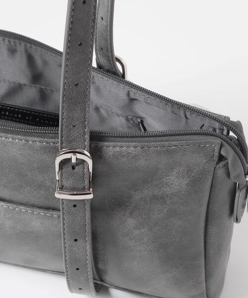 SENSE OF PLACE by URBAN RESEARCH（センスオブプレイスバイアーバンリサーチ）の「FLスクエアボストンバッグ（ボストンバッグ・メンズ・ブラウン/グレー/ブラック・ONE）」の6枚目の写真
