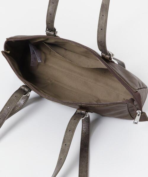 SENSE OF PLACE by URBAN RESEARCH（センスオブプレイスバイアーバンリサーチ）の「FLスクエアボストンバッグ（ボストンバッグ・メンズ・ブラウン/グレー/ブラック・ONE）」の15枚目の写真