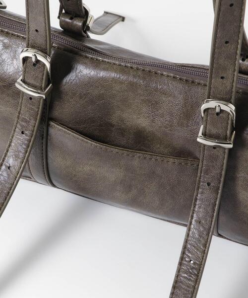 SENSE OF PLACE by URBAN RESEARCH（センスオブプレイスバイアーバンリサーチ）の「FLスクエアボストンバッグ（ボストンバッグ・メンズ・ブラウン/グレー/ブラック・ONE）」の14枚目の写真