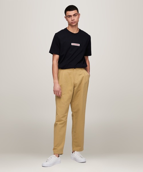 TOMMY HILFIGER（トミーヒルフィガー）の「モノタイプボックスTシャツ（Tシャツ/カットソー・メンズ・ネイビー/レッド・SMALL/MEDIUM/X-LARGE）」の6枚目の写真