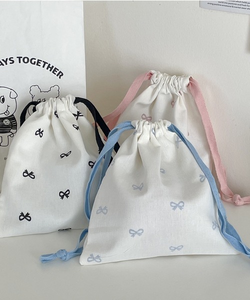 巾着＆ポーチ＆エコバッグ♡ポメ＆にゃんこ 楽天市場】ふくふくにゃんこ 巾着ポーチ ヌビ キルティング