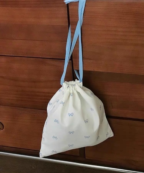 未使用 NEYON シフォン 巾着袋 ポジャギ バッグ　韓国　オケージョン NEYON