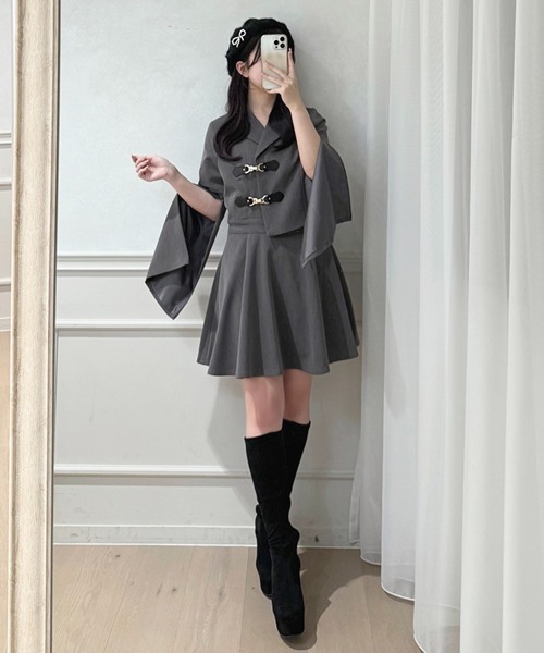 apres jour(アプレジュール)の「【apres jour×ARIAZ】パールリボン付きベレー帽(ハンチング/ベレー帽・レディース・ブラック/ホワイト・FREE)」の13枚目の写真