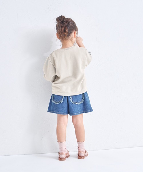 pairmanon（ペアマノン）の「【軽やかスウェット】裏毛 ハートボタン 長袖 カーディガン（カーディガン/ボレロ・キッズ・ベージュ/ブラック/アイボリー・150/110/130/90/140/120/100）」の19枚目の写真