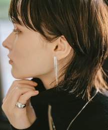 Ops.（オプス）の「ピアス 金属アレルギー対応 シルバー925 ゴールド フリンジ【laria-pe ラリア】（ピアス（両耳用））」