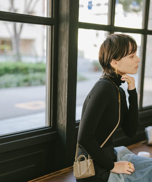 Ops.(オプス)の「ピアス 金属アレルギー対応 シルバー925 ゴールド フリンジ【laria-pe ラリア】(ピアス(両耳用)・レディース・シルバー/イエローゴールド・ONE SIZE)」の9枚目の写真