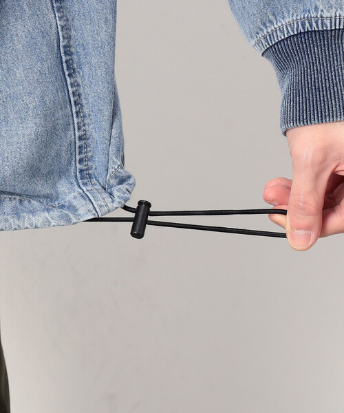 Purple&Yellow（パープルアンドイエロー）の「デニムクルーネックプルオーバー（Tシャツ/カットソー・メンズ・ブラック/ケミカルウォッシュ・LARGE/MEDIUM/SMALL）」の18枚目の写真