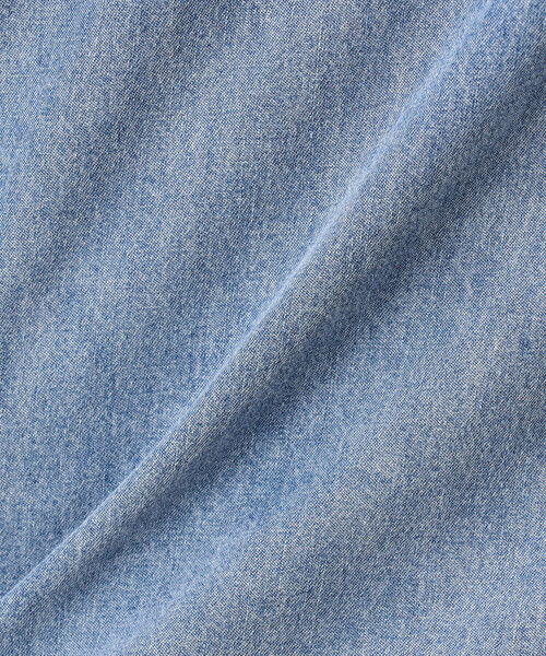 Purple&Yellow（パープルアンドイエロー）の「デニムクルーネックプルオーバー（Tシャツ/カットソー・メンズ・ブラック/ケミカルウォッシュ・LARGE/MEDIUM/SMALL）」の20枚目の写真