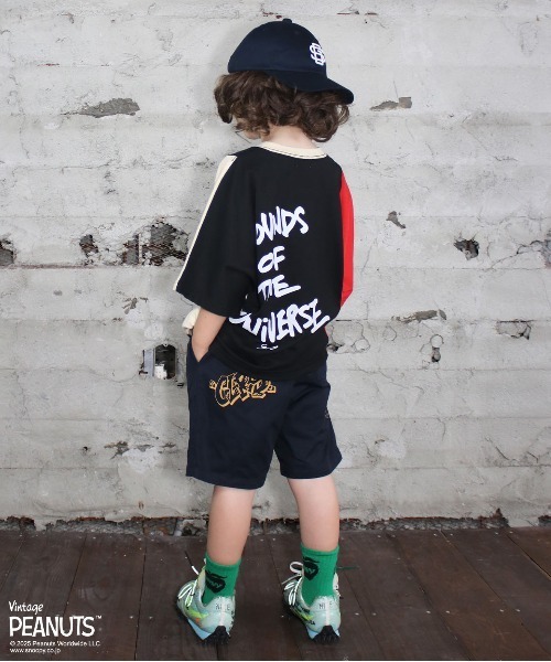 GROOVY COLORS(グルービーカラーズ)の「Twill Graffity City Shorts(その他パンツ・キッズ・ネイビー・120/110)」の4枚目の写真