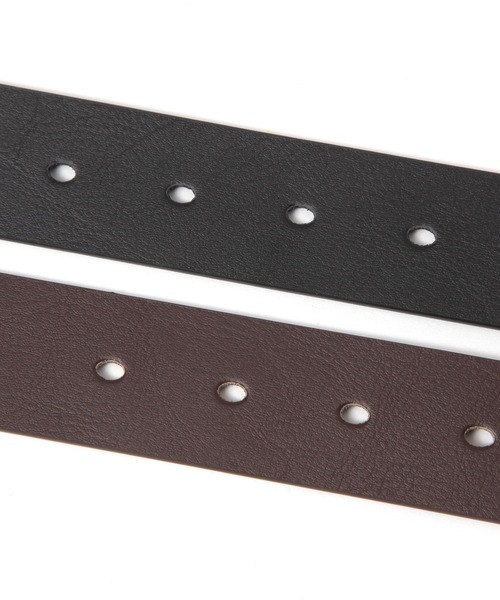GLOBAL WORK（グローバルワーク）の「レザーフィットベルト/283893（ベルト・メンズ・ブラック/ダークブラウン・FREE）」の5枚目の写真