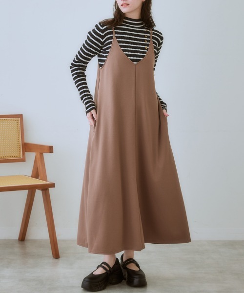 SMILE LAND（スマイルランド）の「＜大きいサイズ＞ ボトルネックリブニットプルオーバー（ニット/セーター・レディース・オフホワイト/ブラック/ワイン/ネイビー/ブラック系・LL/3L/4L/5L/L）」の7枚目の写真