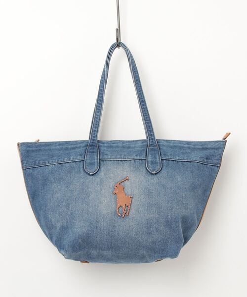 POLO RALPH LAUREN　デニム　バッグ 中古・古着通販】POLO RALPH LAUREN (ポロ・ラルフローレン
