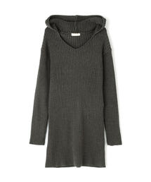 FREE'S MART | フード付きニットミニワンピース(ワンピース)